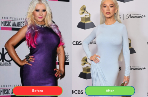 Before After christina aguilera