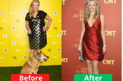 Melissa Peterman Before and after