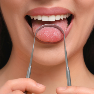 Tongue Scraper Should You Use It Before or After Brushing photo