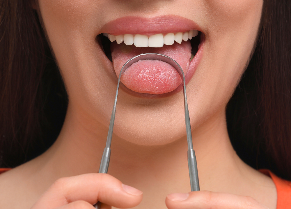 Tongue Scraper Should You Use It Before or After Brushing photo